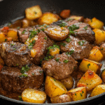 Cowboy Butter Steak & Potato Skillet