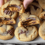 Homemade Peanut Butter Cup Stuffed Cookies