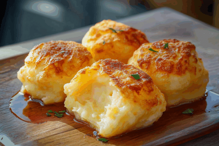 Leftover Mashed Potato Cheese Puffs