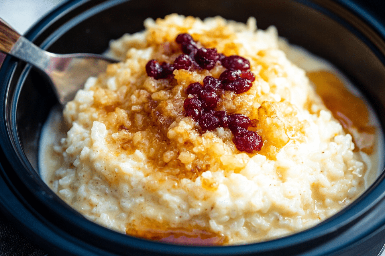 Slow Cooker Rice Pudding