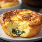 Spinach and Cheese Egg Soufflé