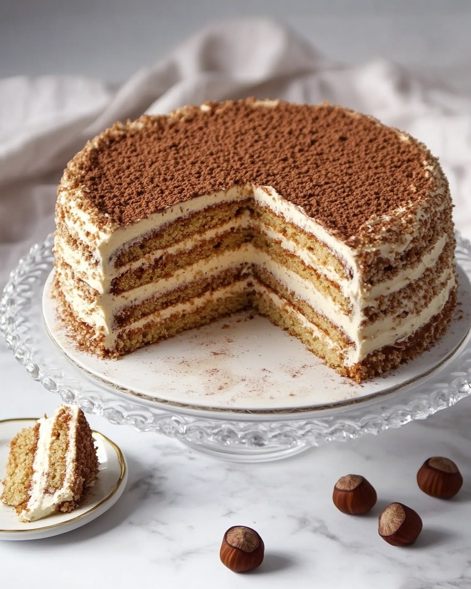Egyptian Hazelnut Cake Recipe - Recipe Image