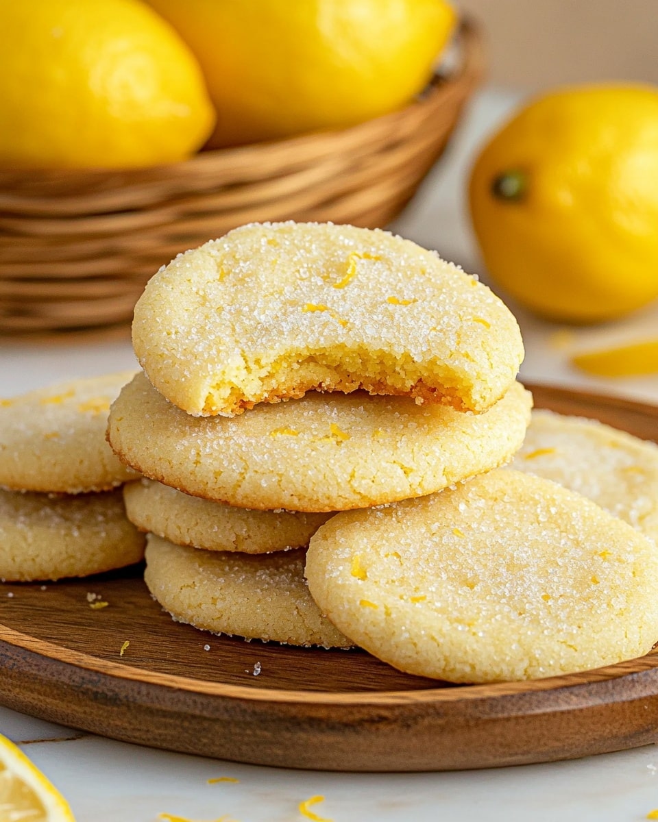 Soft & Chewy Lemon Cookies Recipe - Recipe Image
