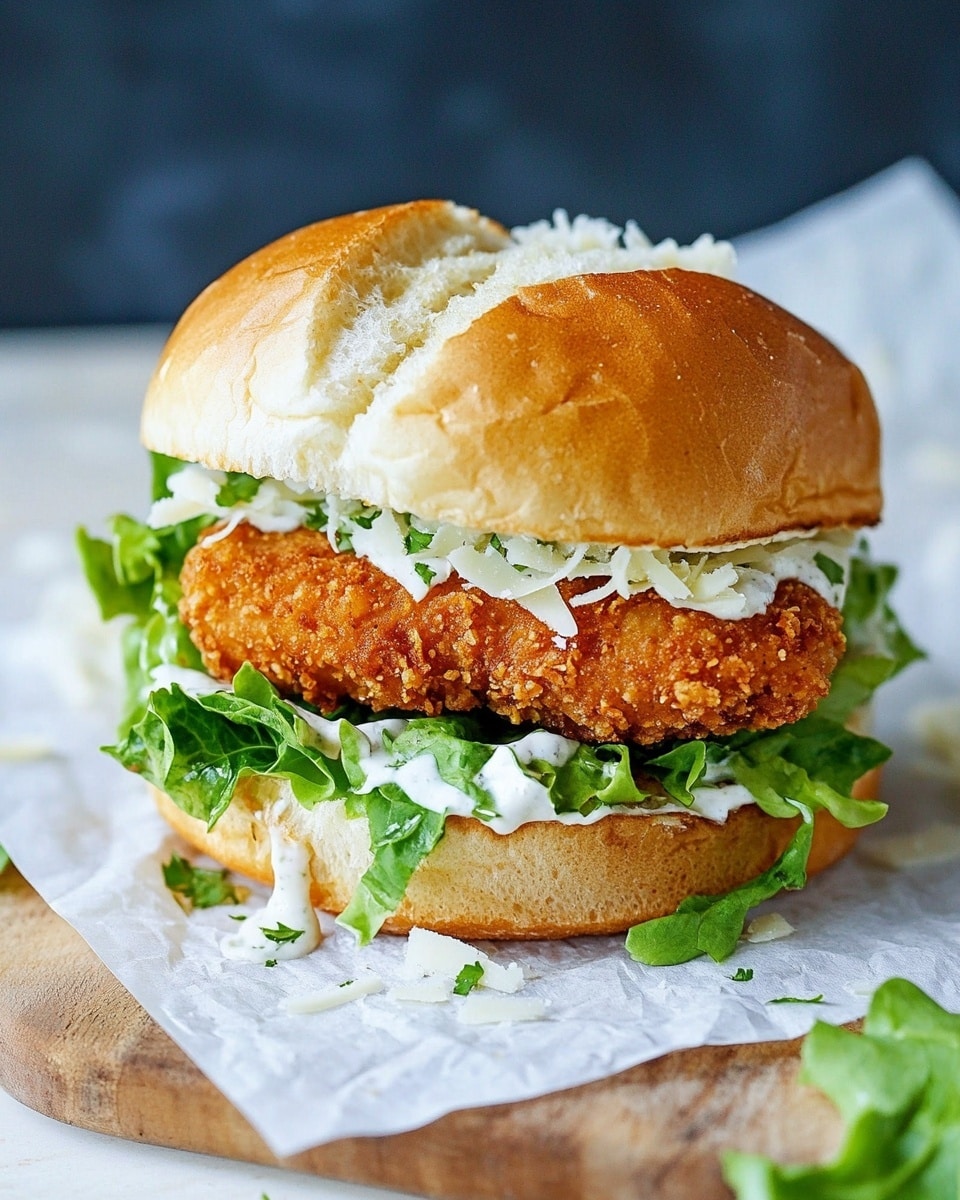 Crispy Chicken Caesar Sandwich Recipe - Recipe Image