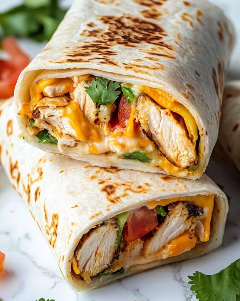 Chipotle Ranch Grilled Chicken Burrito Recipe
