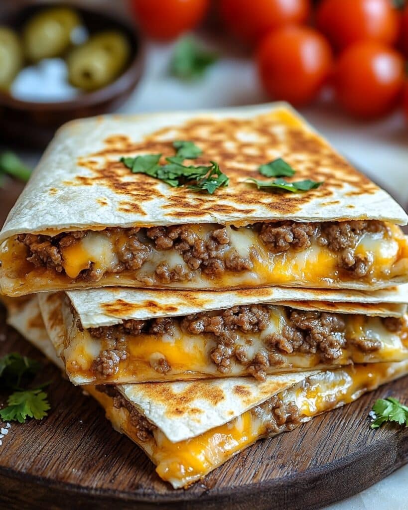 Smashburger Quesadillas Recipe