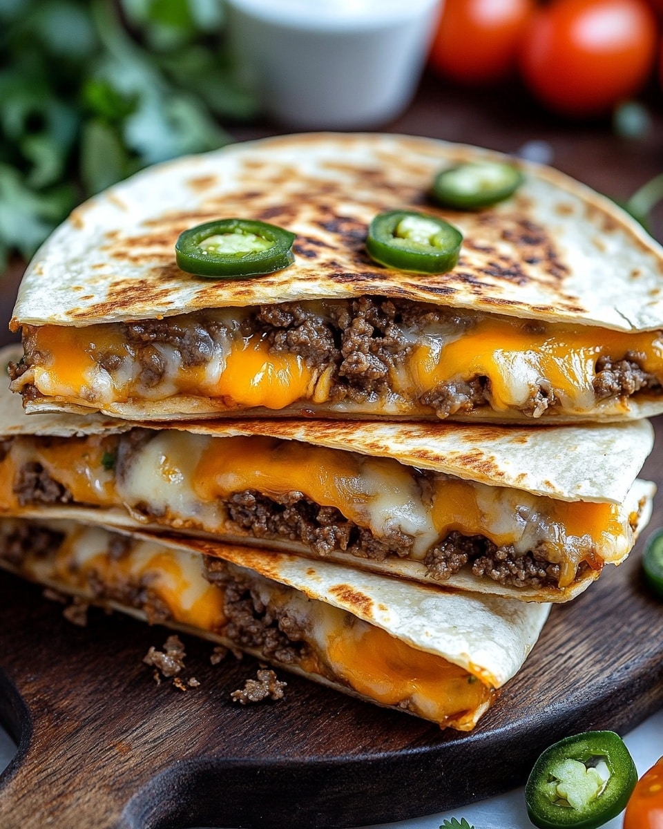 Smashburger Quesadillas Recipe - Recipe Image