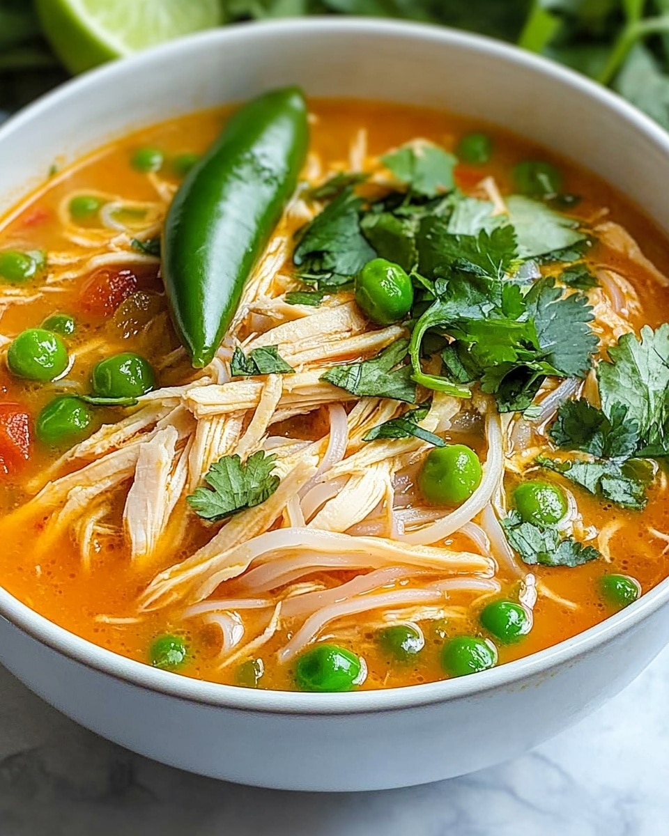 Easy Thai Chicken Soup Recipe - Recipe Image