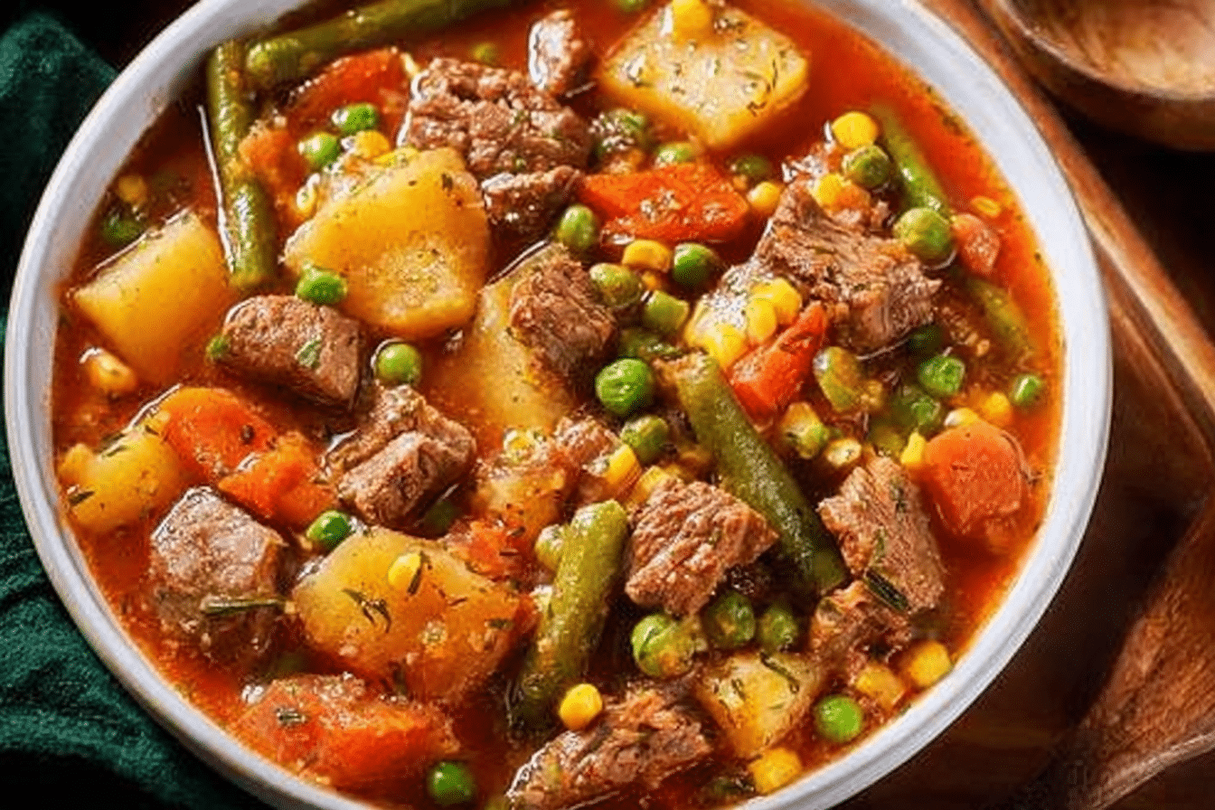 Homestyle Beef and Veggie Soup