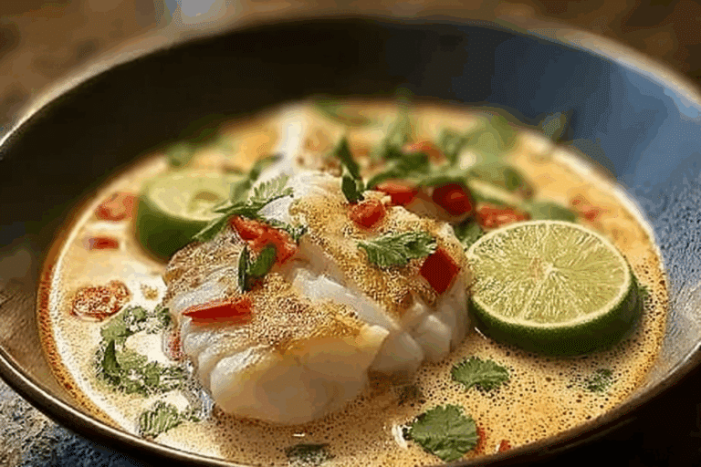 Coconut Lime Fish Soup