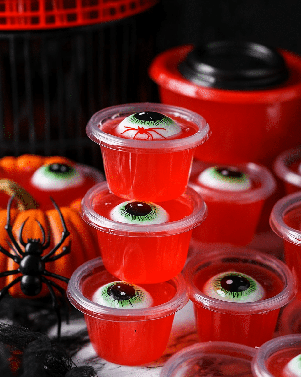Halloween Eyeball Jello Shots Recipe - Recipe Image