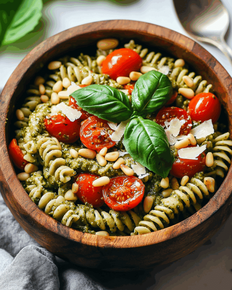 5 Ingredient Pesto Pasta Salad Recipe