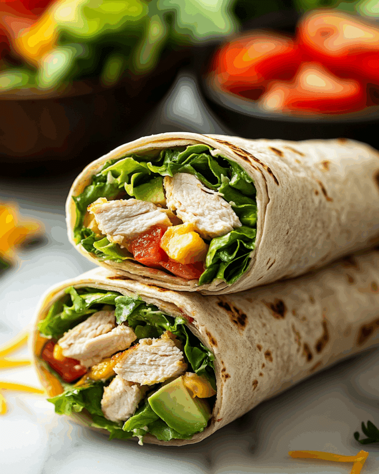 Turkey and Avocado Wraps Recipe