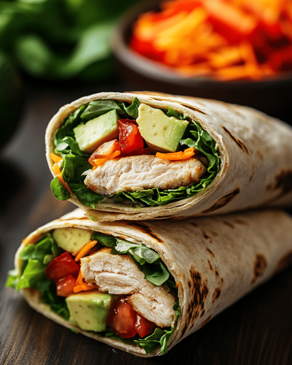 Turkey and Avocado Wraps Recipe - Recipe Image