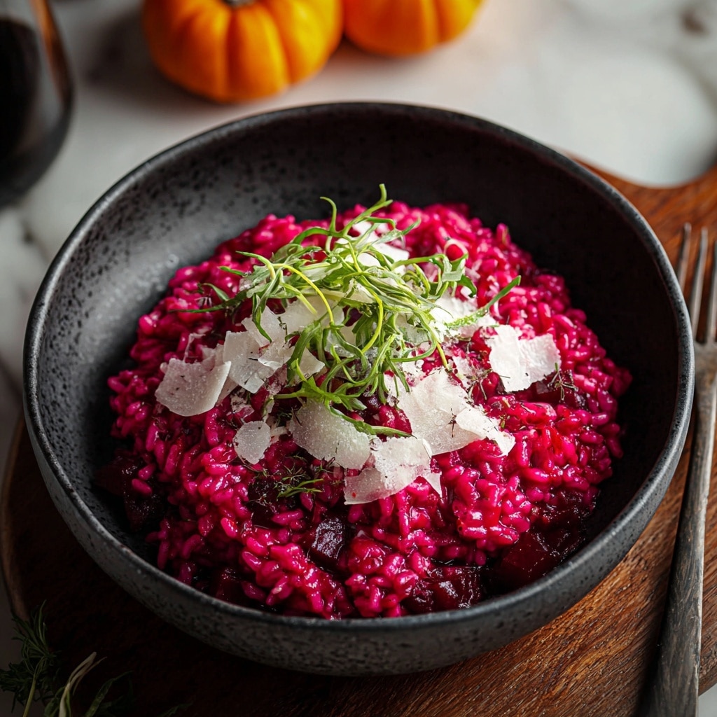 Bloody Beet Risotto Recipe - Recipe Image