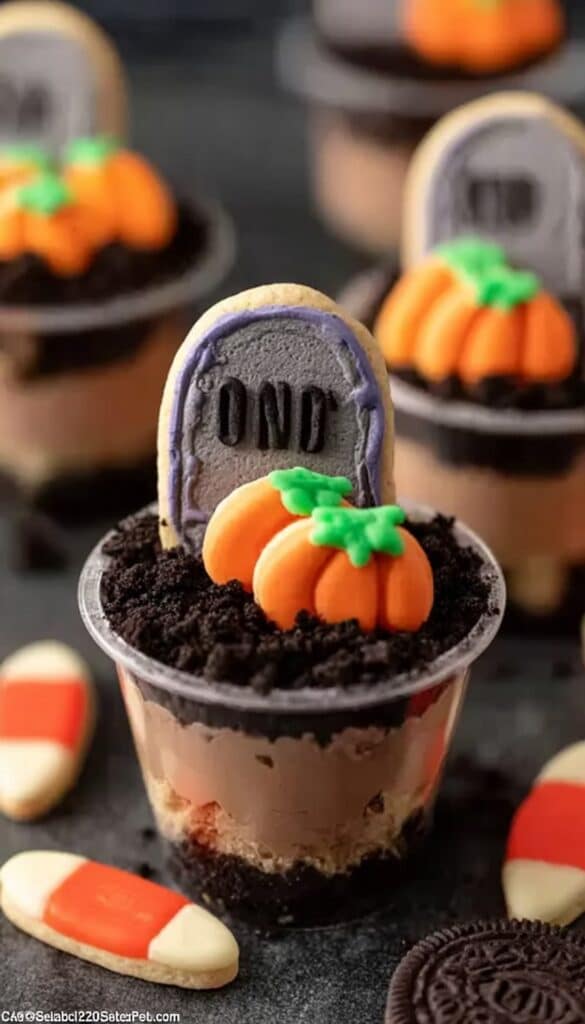 Halloween Dirt Cups Recipe