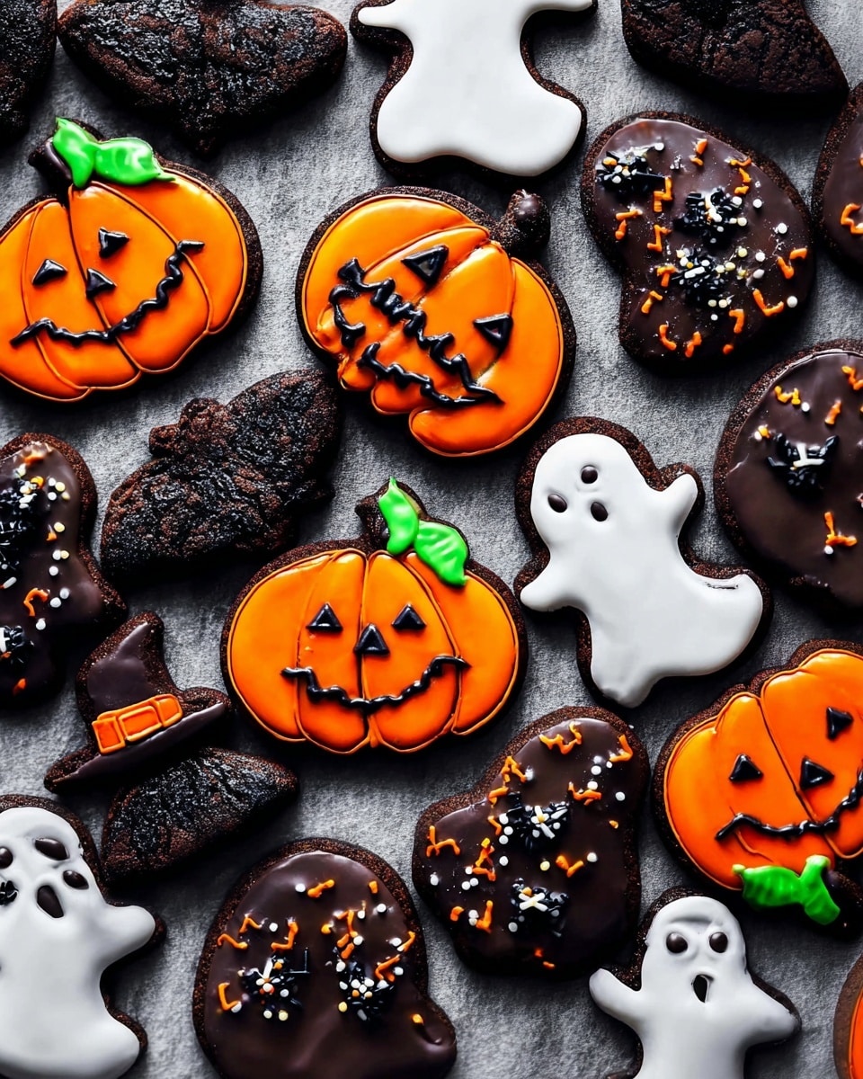 Halloween Chocolate Cookies Recipe - Recipe Image