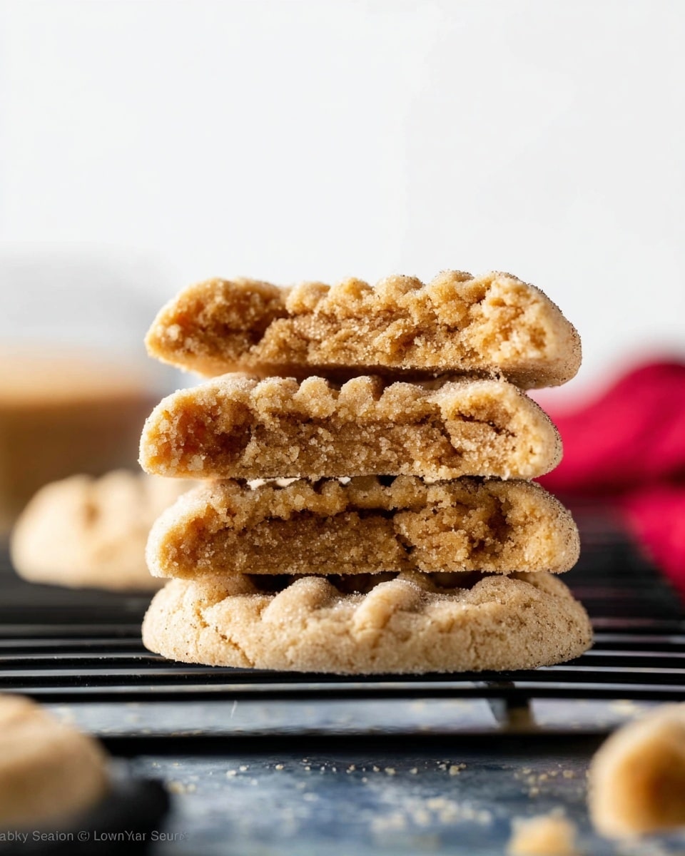 Soft & Thick Peanut Butter Cookies Recipe - Recipe Image