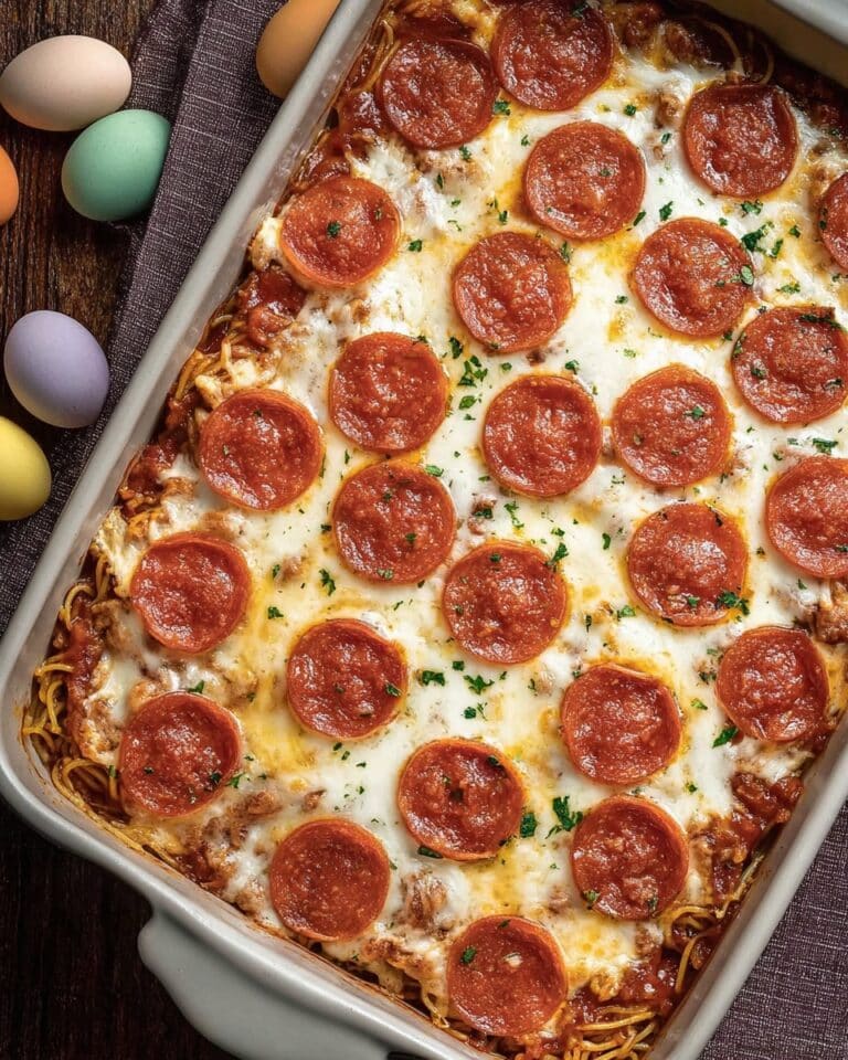 Spaghetti Pizza Recipe