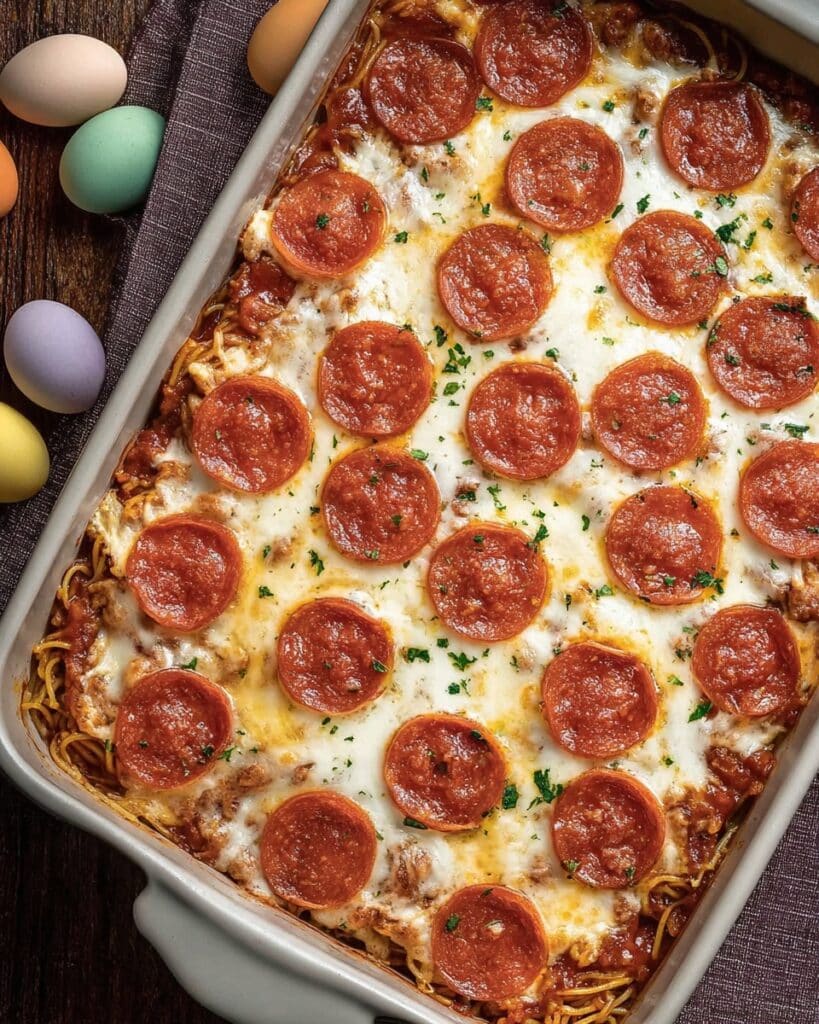 Spaghetti Pizza Recipe