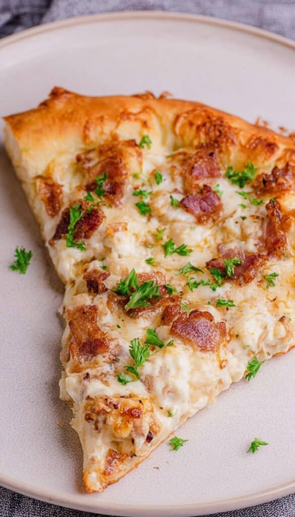 Bacon Alfredo Pizza Recipe