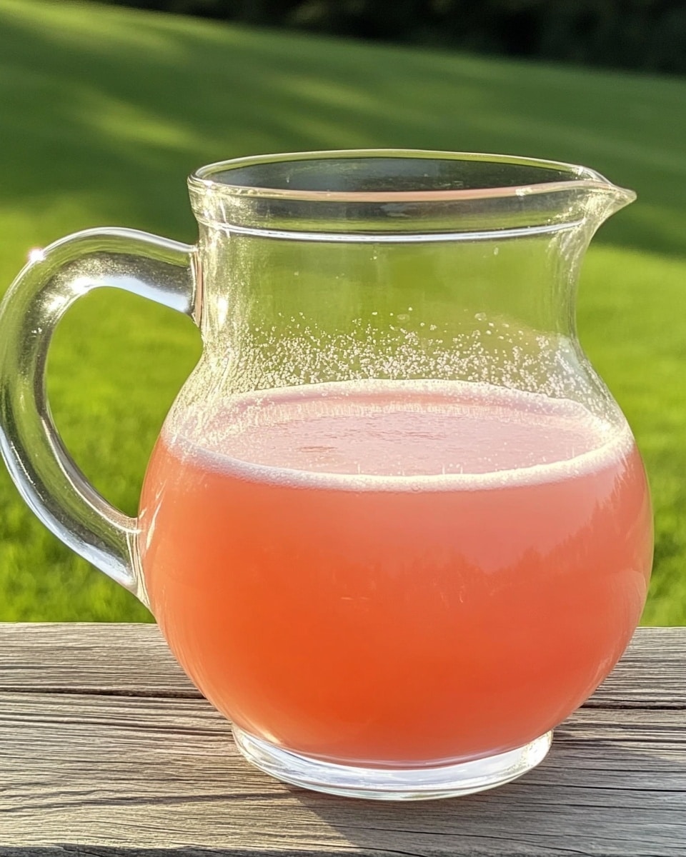 Pink Summer Beer Drink Recipe - Recipe Image