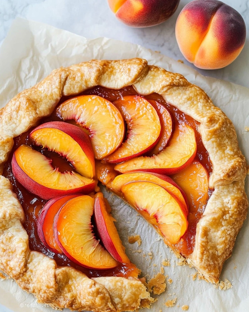 Peach Galette Recipe - Recipe Image
