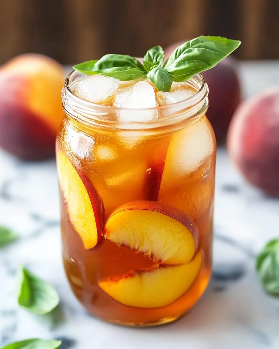 Southern Peach Tea Recipe - Recipe Image
