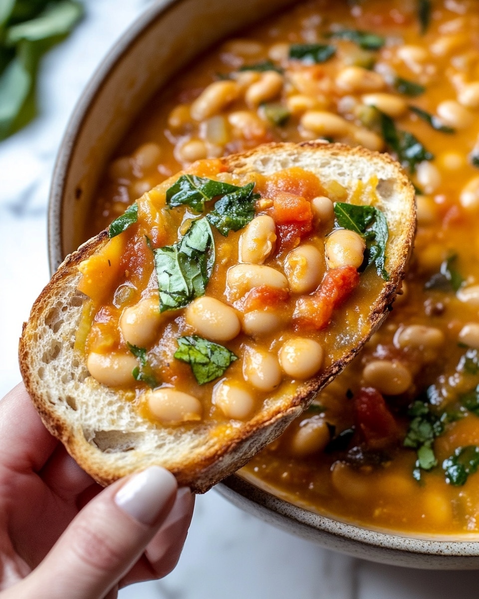 Creamy Tomato White Bean Stew Recipe - Recipe Image