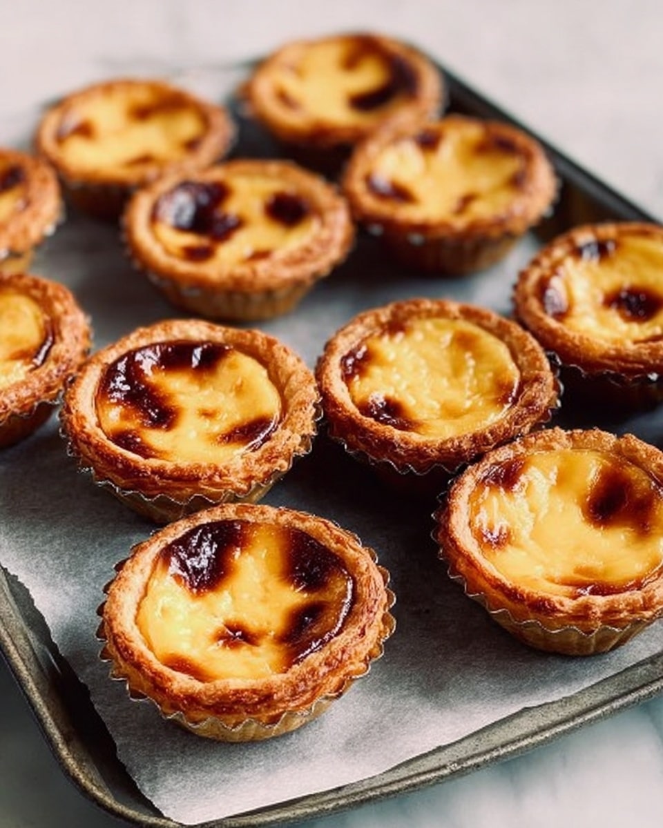 Portuguese Custard Tarts (Pasteis de Nata) Recipe - Recipe Image