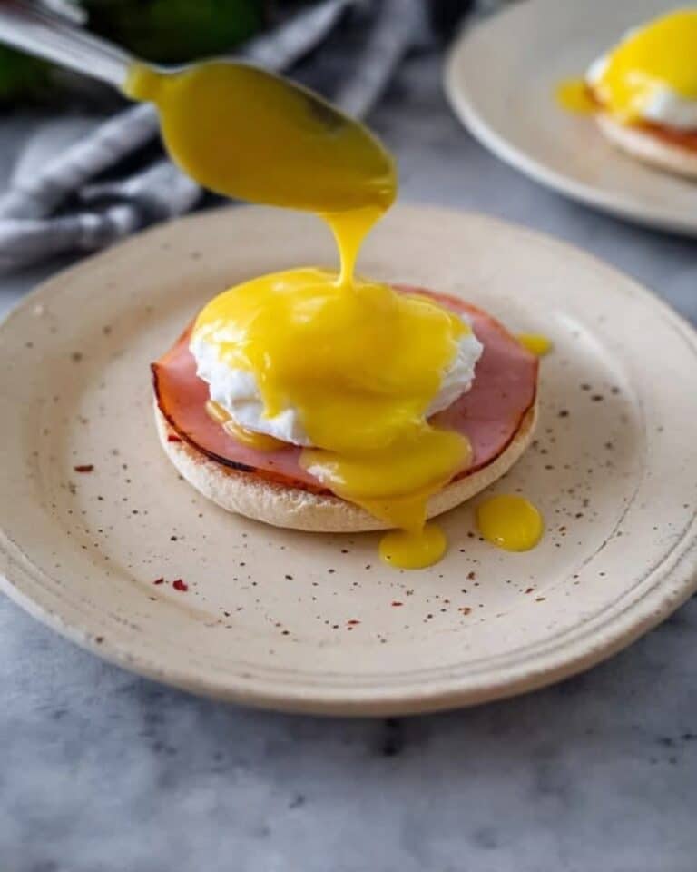 Eggs Benedict with Homemade Hollandaise Sauce Recipe