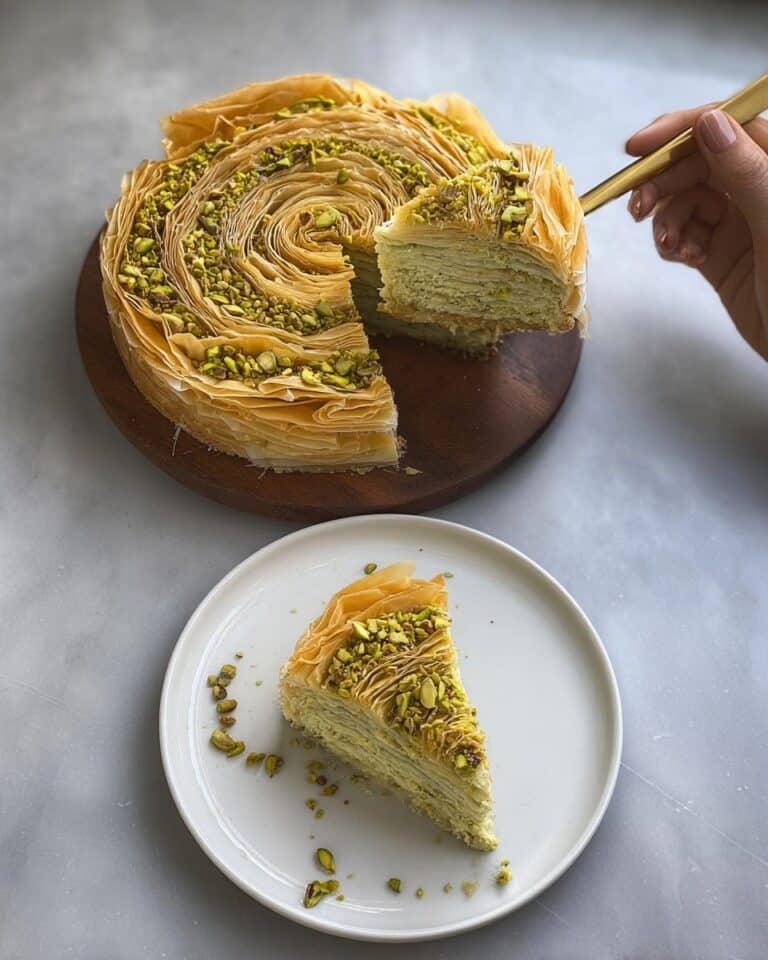 Pistachio Baklava Cheesecake Recipe