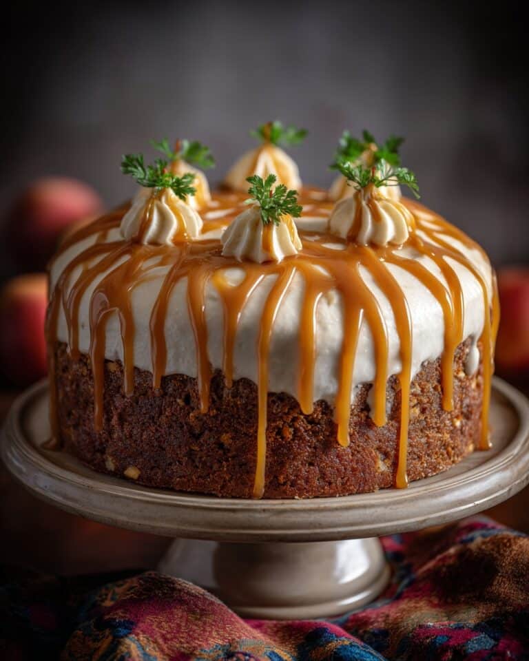 Caramel Apple Spice Cake Recipe