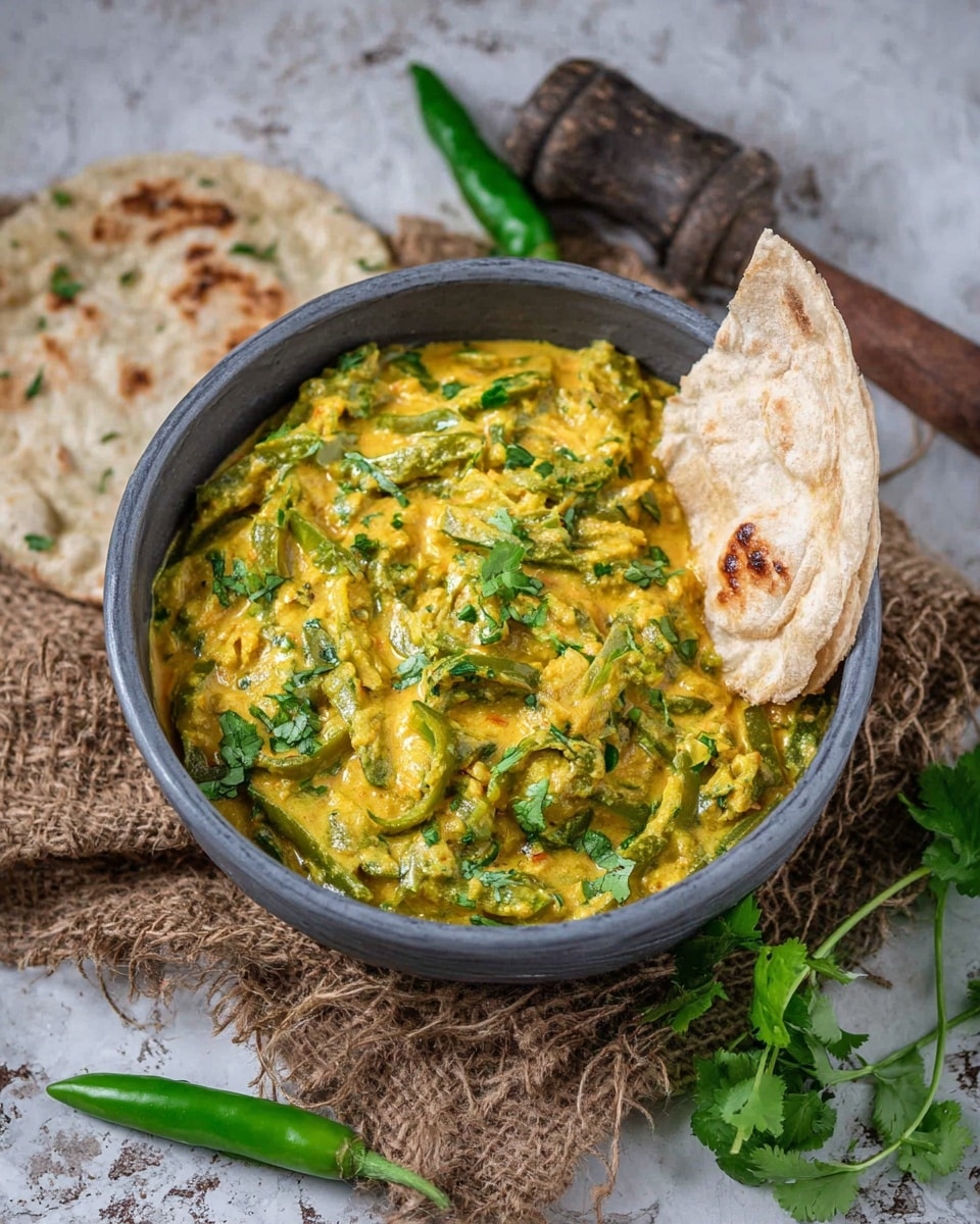 Dahi Shimla Mirch (Yogurt Stuffed Capsicum) Recipe - Recipe Image