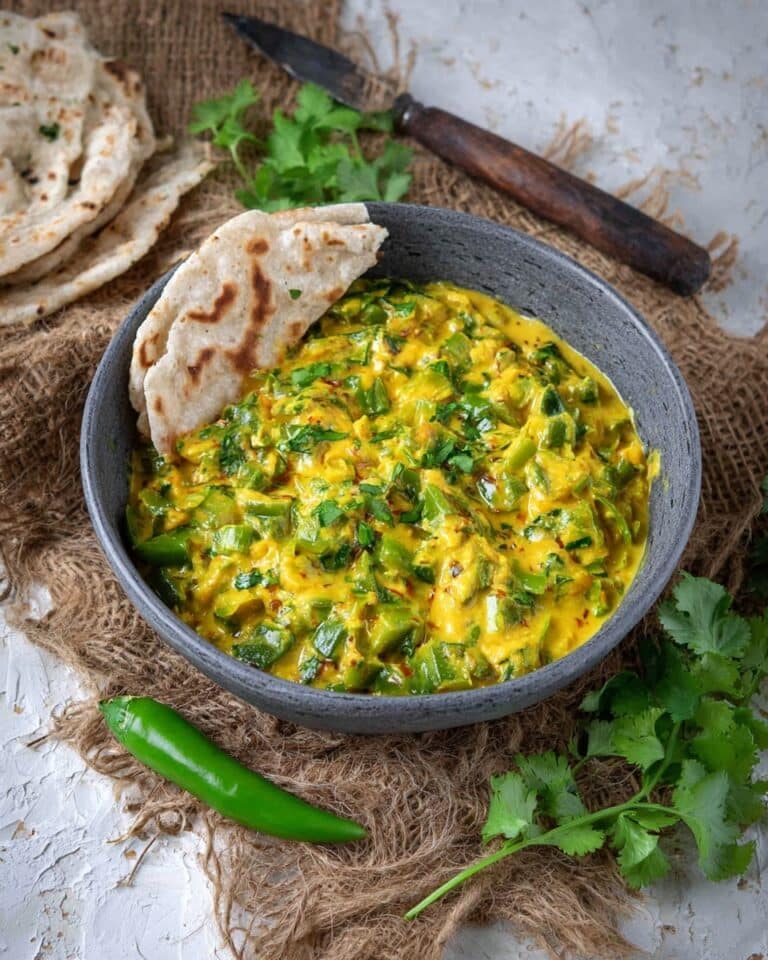 Dahi Shimla Mirch (Yogurt Stuffed Capsicum) Recipe