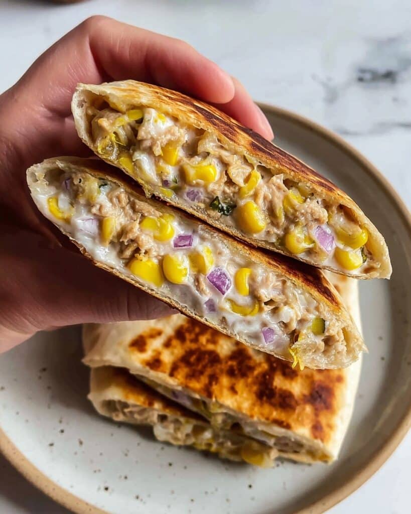Healthy Tuna Melt Wrap Recipe