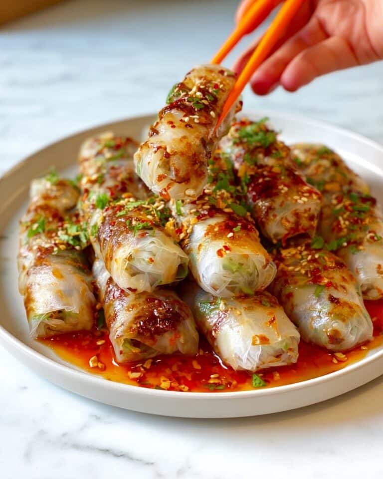 Easy Napa Cabbage Rolls with Spicy Soy-Oyster Sauce Recipe