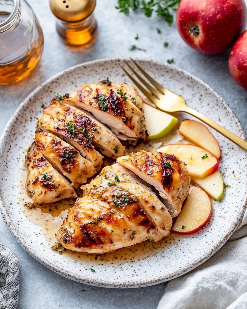 Apple and Brie Stuffed Chicken Breast with Maple Glaze Recipe - Recipe Image