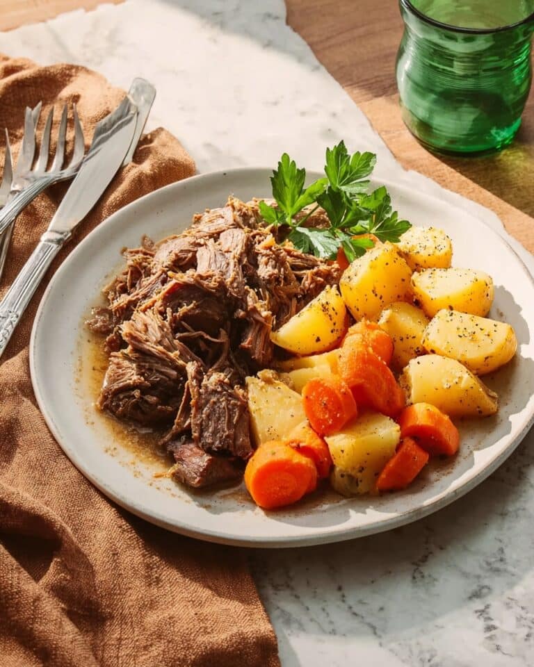 Easy Slow Cooker Pot Roast Recipe