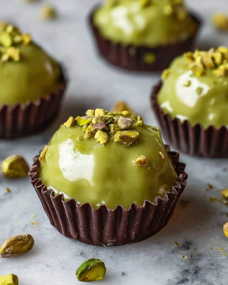 Pistachio Ferrero Rocher Brownies Recipe