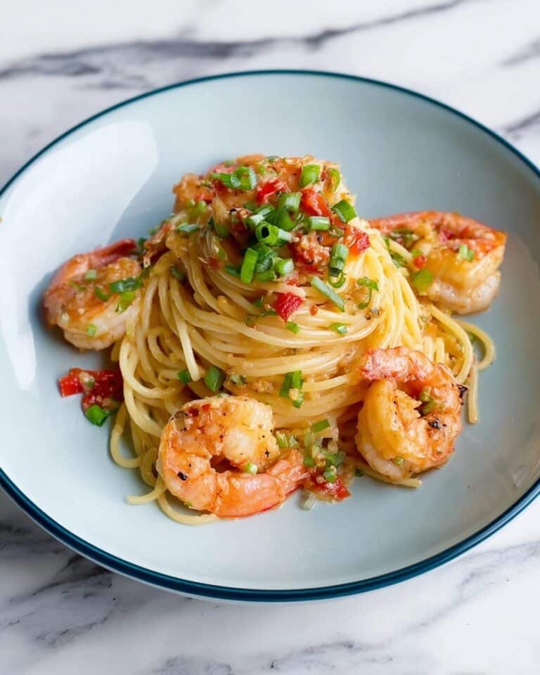 Creamy Cajun Shrimp Pasta (High Protein) Recipe