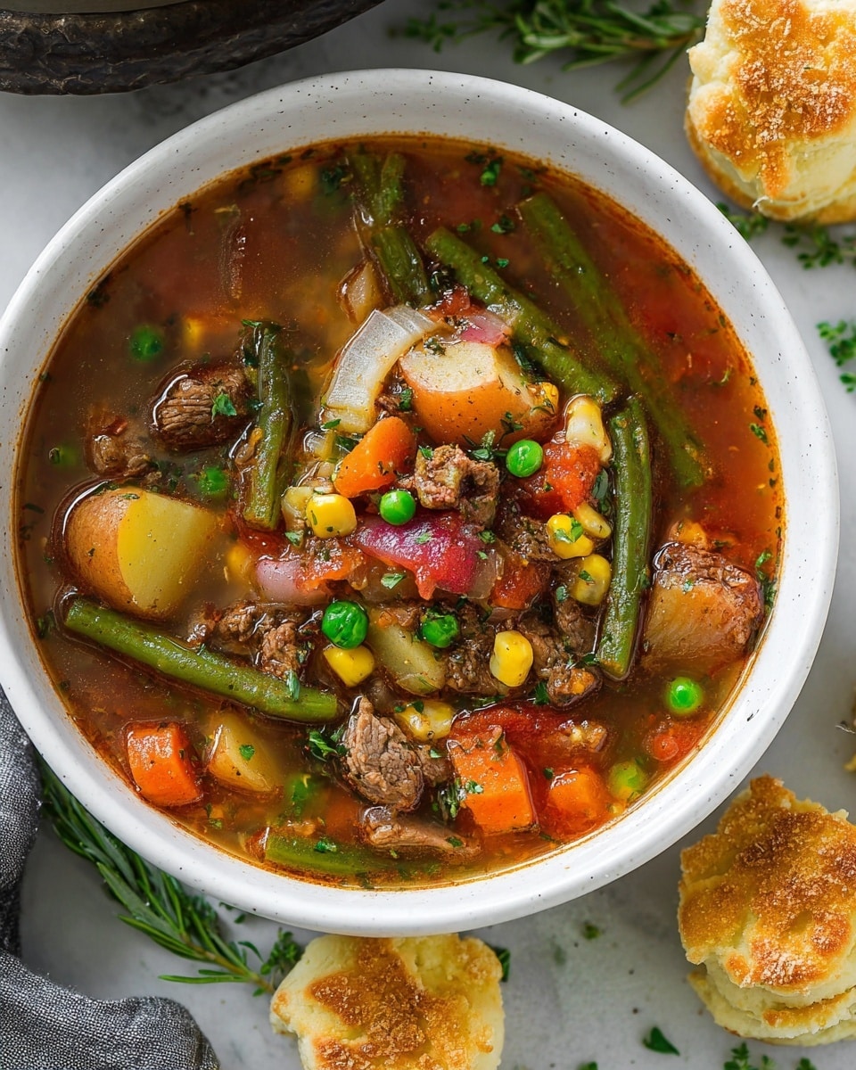 Vegetable Beef Soup Recipe - Recipe Image