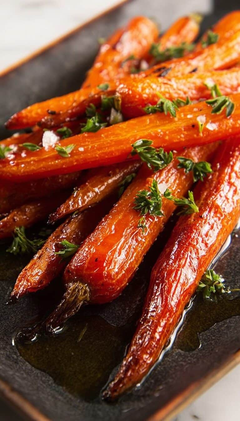 Honey Balsamic Roasted Carrots Recipe