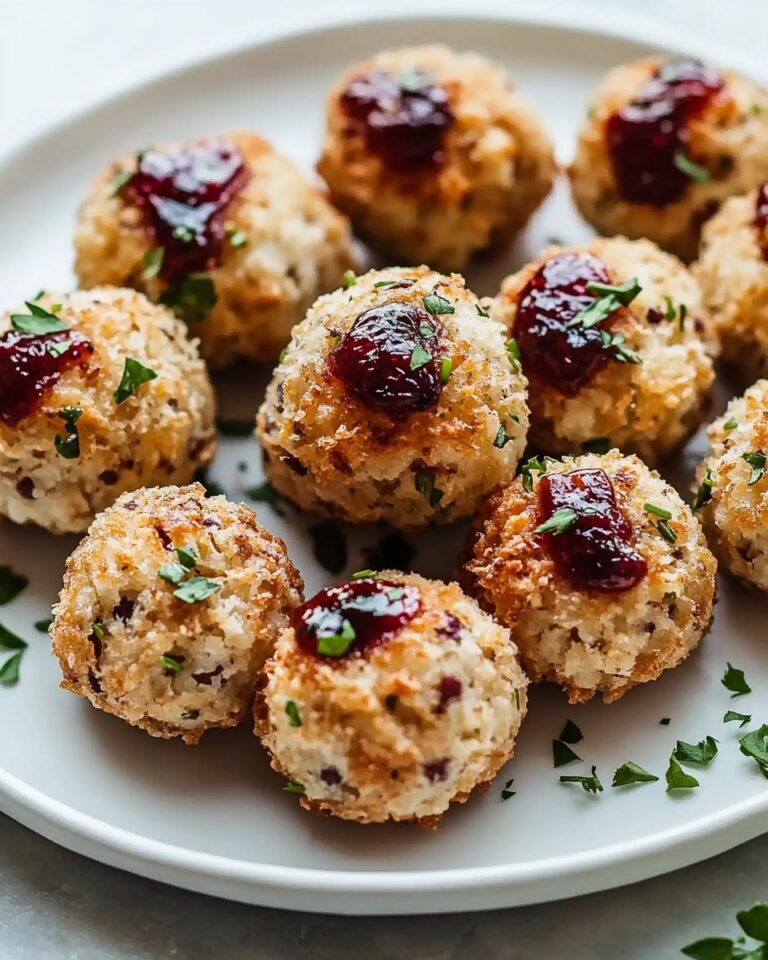 Irresistible Cranberry Turkey Stuffing Balls – A Festive Holiday Favorite Recipe