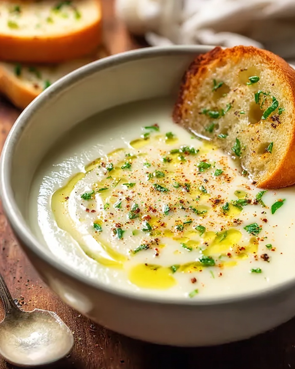 Comforting Garlic Soup Recipe - Recipe Image