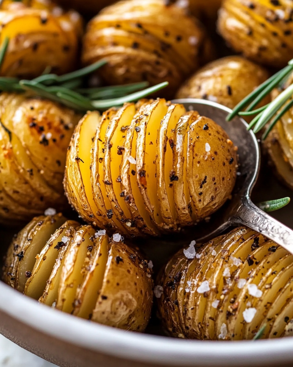Crispy Rosemary Butter Roasted Potatoes Recipe - Recipe Image