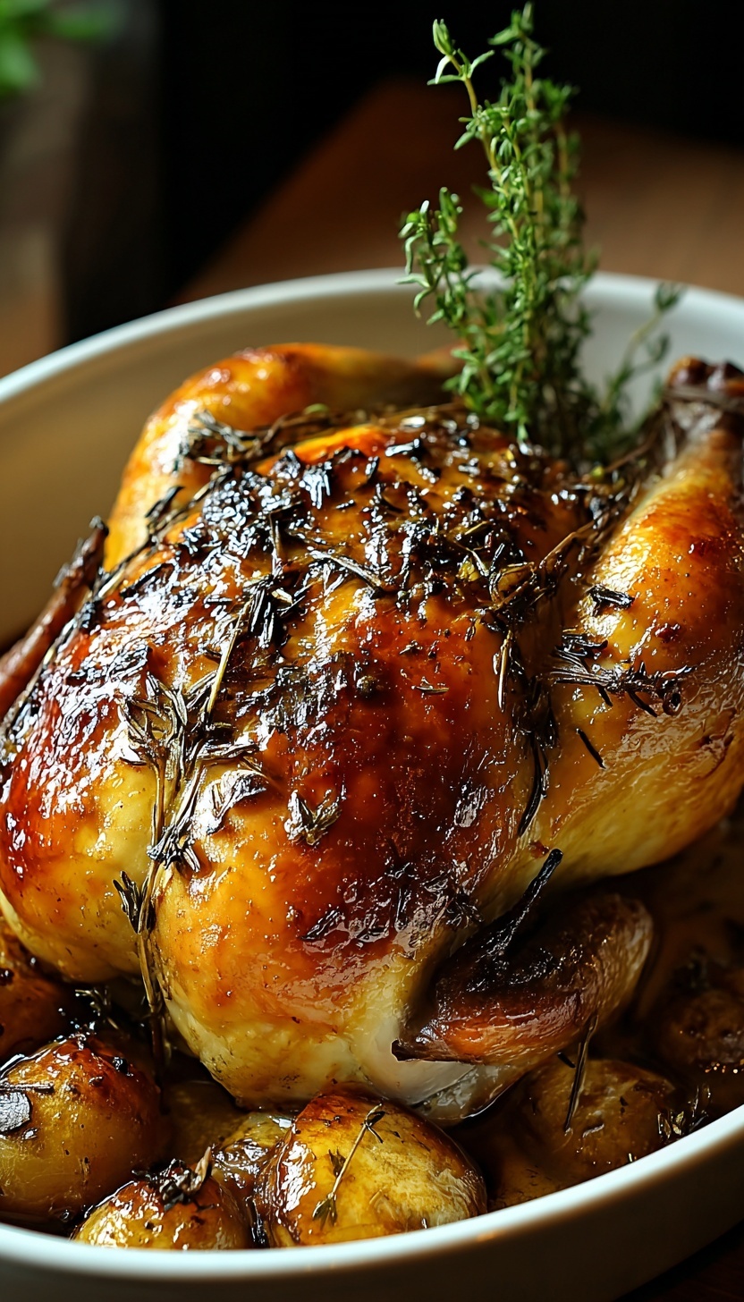 Cider Maple Oven Roasted Cornish Hen Recipe - Recipe Image