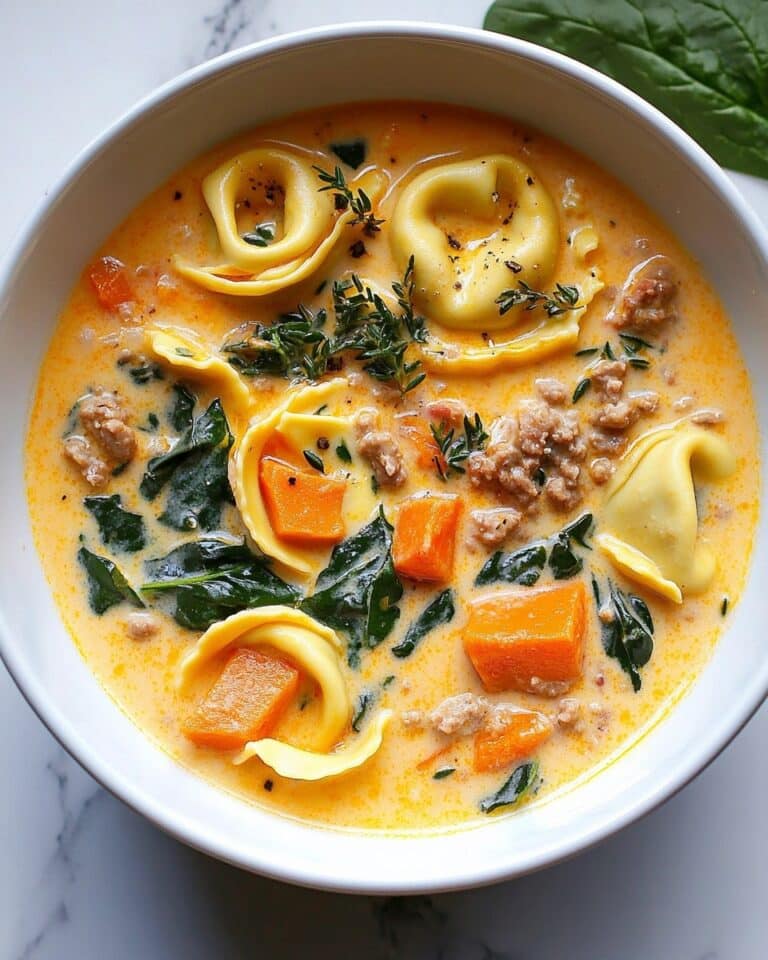 Creamy Sausage Tortellini Soup Recipe