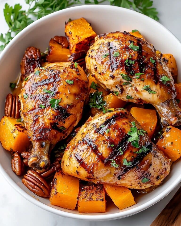 Maple-Glazed Chicken with Sweet Potatoes Recipe