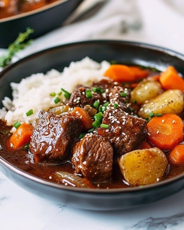 Korean Style Pot Roast with Gochujang and Sesame Recipe